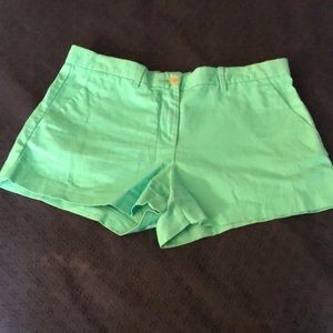mint colored shorts!